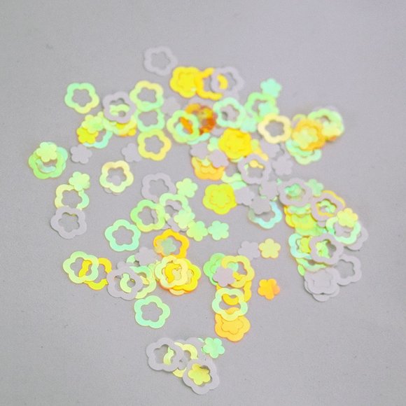 4/$20 SET OF 3: Extra Fine Glitter & 3D Flowers For Nails, Acrylic, Gels, Crafts - Picture 12 of 15